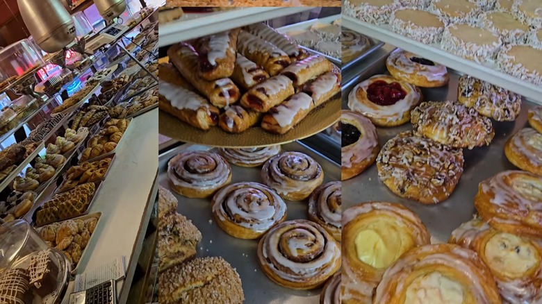 Pastry case display at Rudy's, Ridgewood