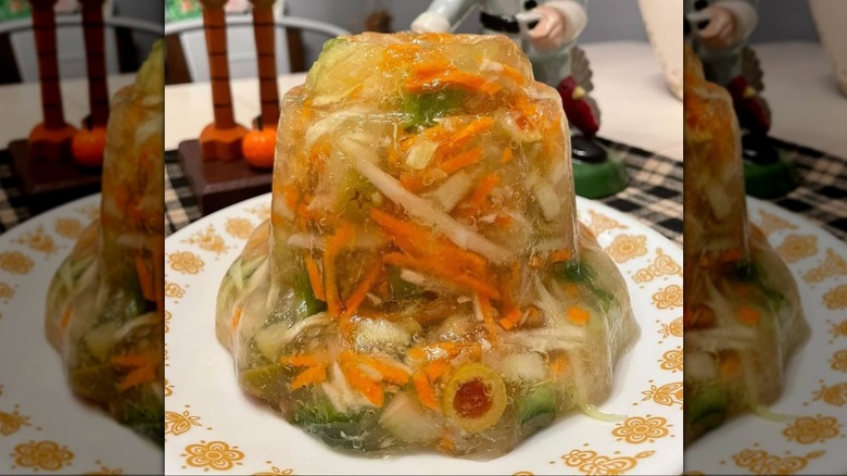 Perfection Salad on a plate