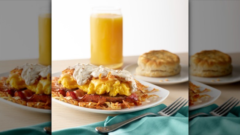 meal served at Huddle House