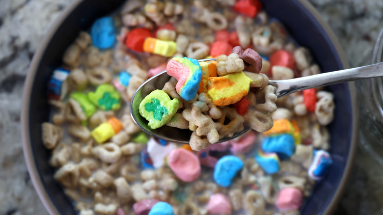 bowl of Lucky Charms 