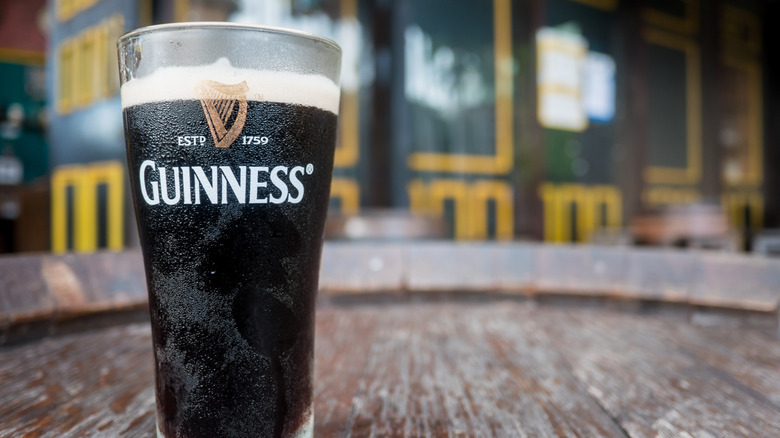 A pint of Guinness