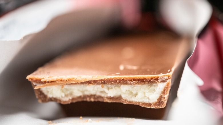 chocolate bar with cream filling