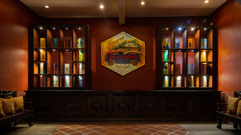 Jose Cuervo distillery display
