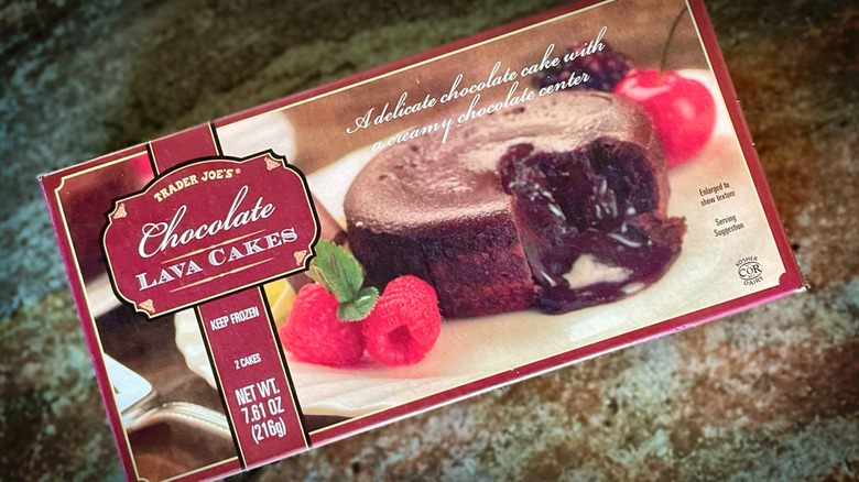 Box of Trader Joe's Chocolate Lava Cakes