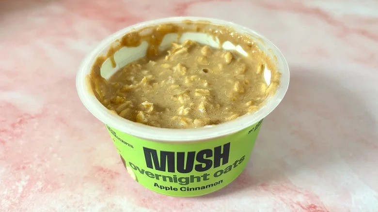 cup of apple cinnamon flavored Mush