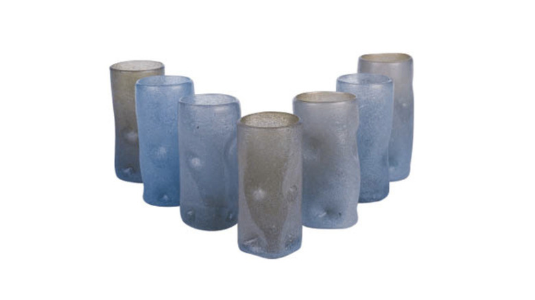assortment of drinking tumblers