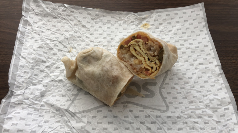 SuperSonic breakfast burrito