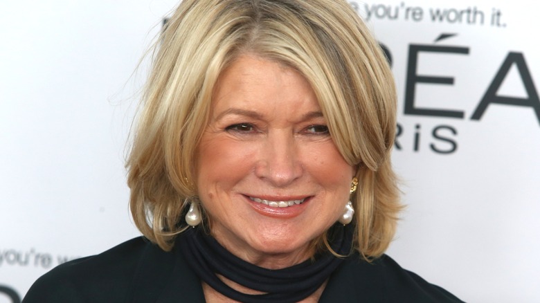 Martha Stewart smiling at an event