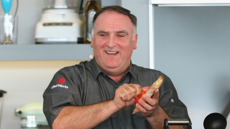 Chef Jose Andres cooking