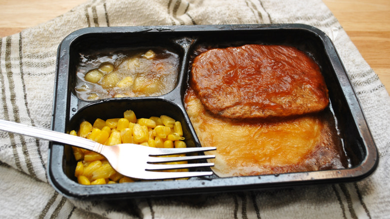 frozen steak dinner