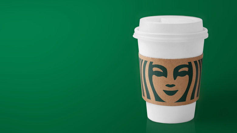 Starbucks logo on cup
