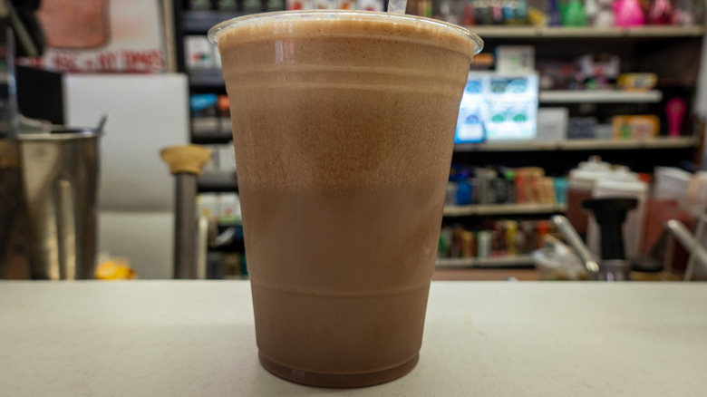 New York egg cream at Gem Spa