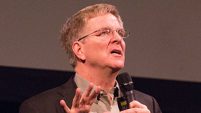 Rick Steves speaking at event