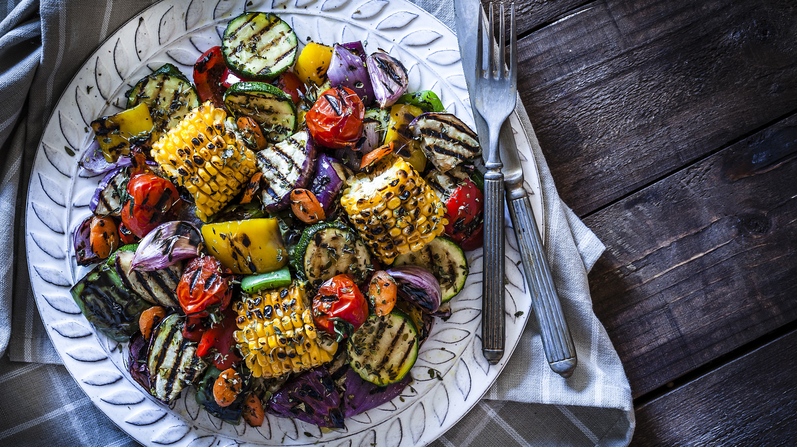 Charring vegetables on the grill is easy with this tip