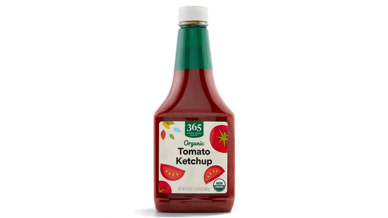 bottle of 365 by Whole Foods Organic Tomato Ketchup