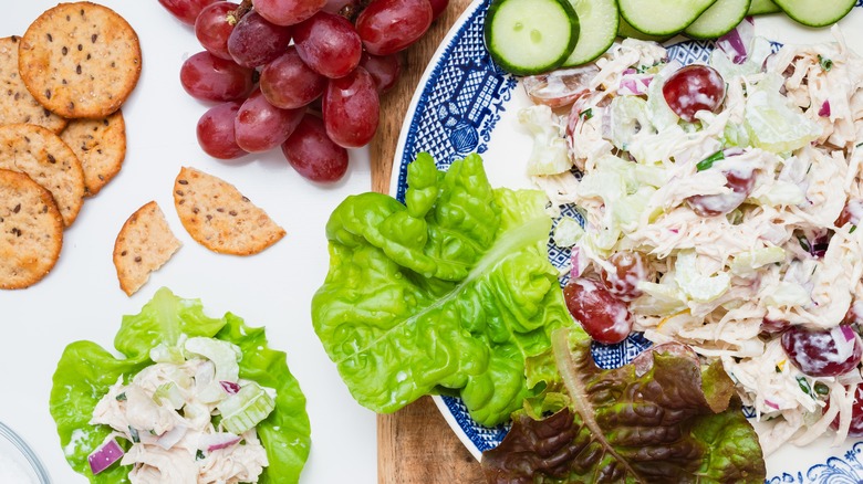 chicken salad with grapes