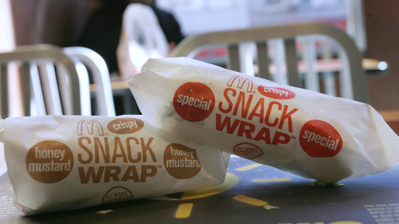 mcdonald's snack wraps