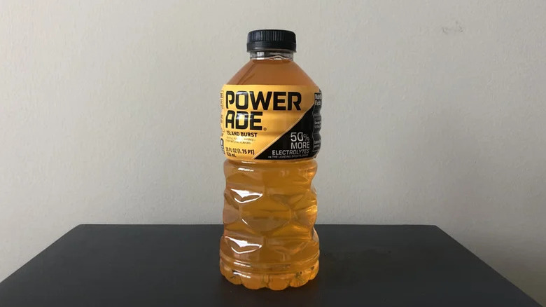 powerade Island burst in a bottle