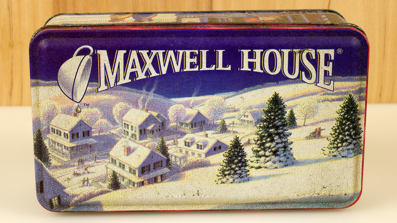 Vintage Maxwell House coffee tin 