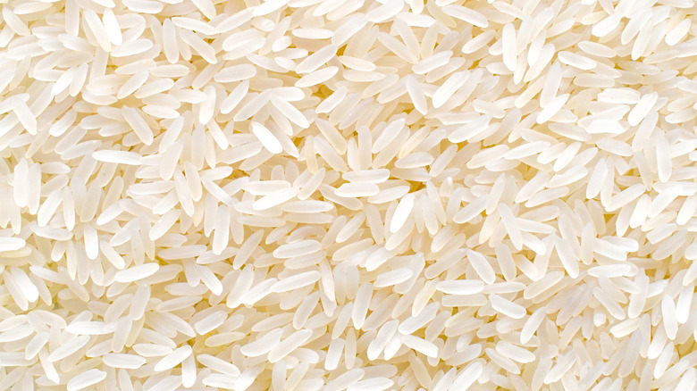 Uncooked rice background