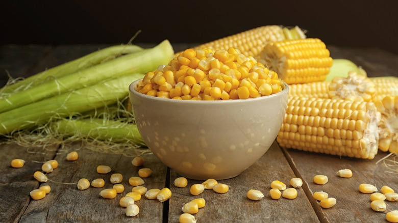 bowl of corn