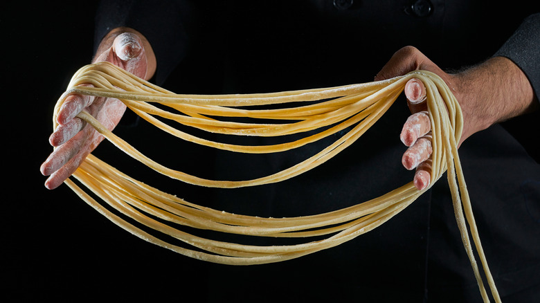 Hand pulled noodles