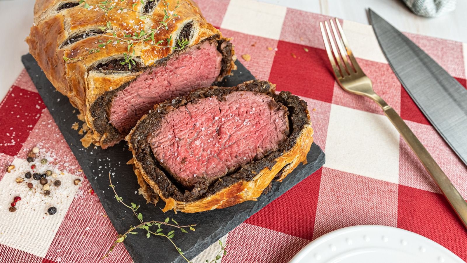 The Proper Way To Arrange Mushroom Duxelles For Beef Wellington