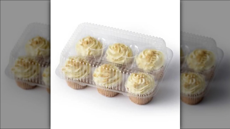 Package of Publix cream cheese pumpkin cupcakes