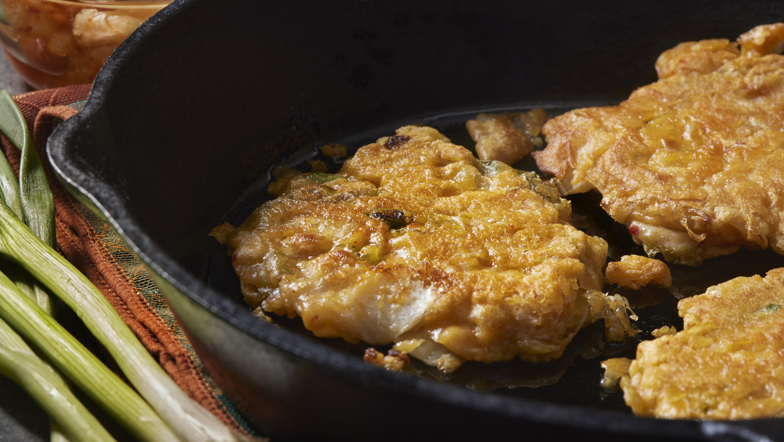 For The Crispiest Kimchi Pancakes, Add Sparkling Water To The Batter