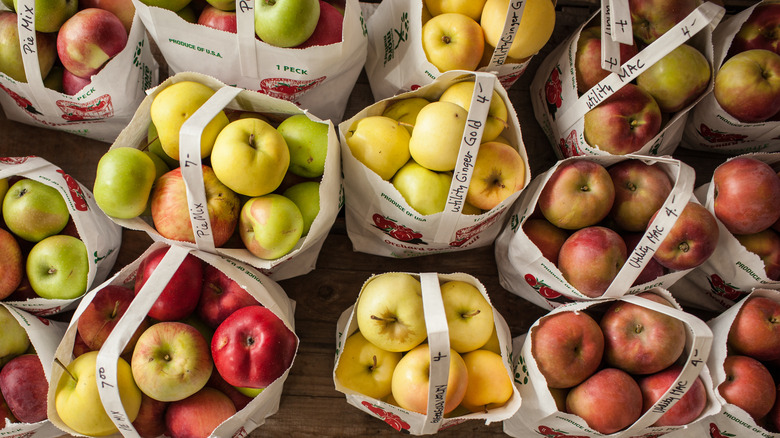 many types of apples