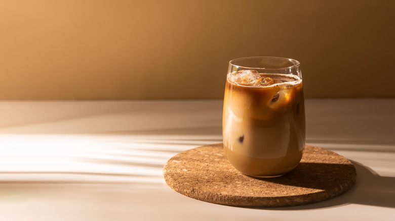 cold brew with ice milk