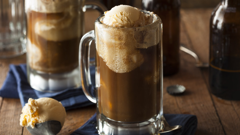 A root beer float