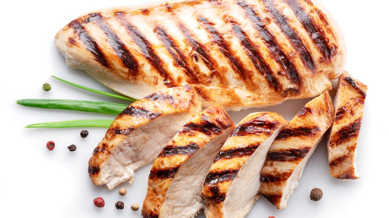 chicken with grill marks