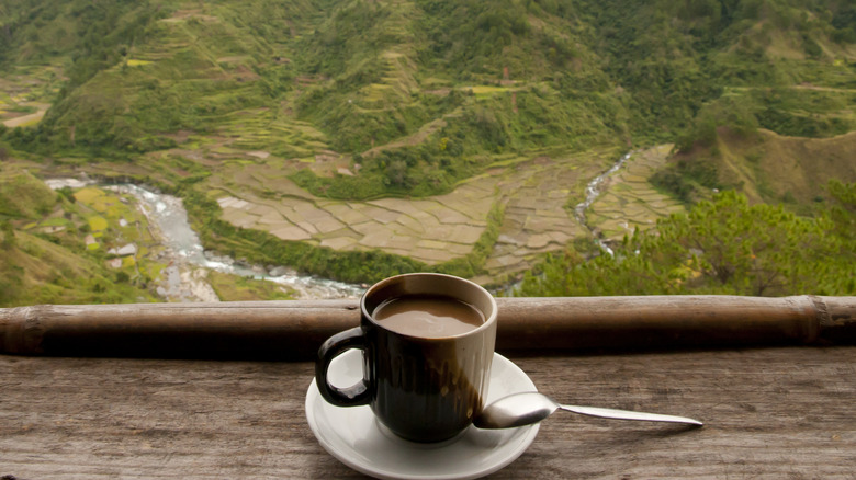 cup of kopi luwak coffee
