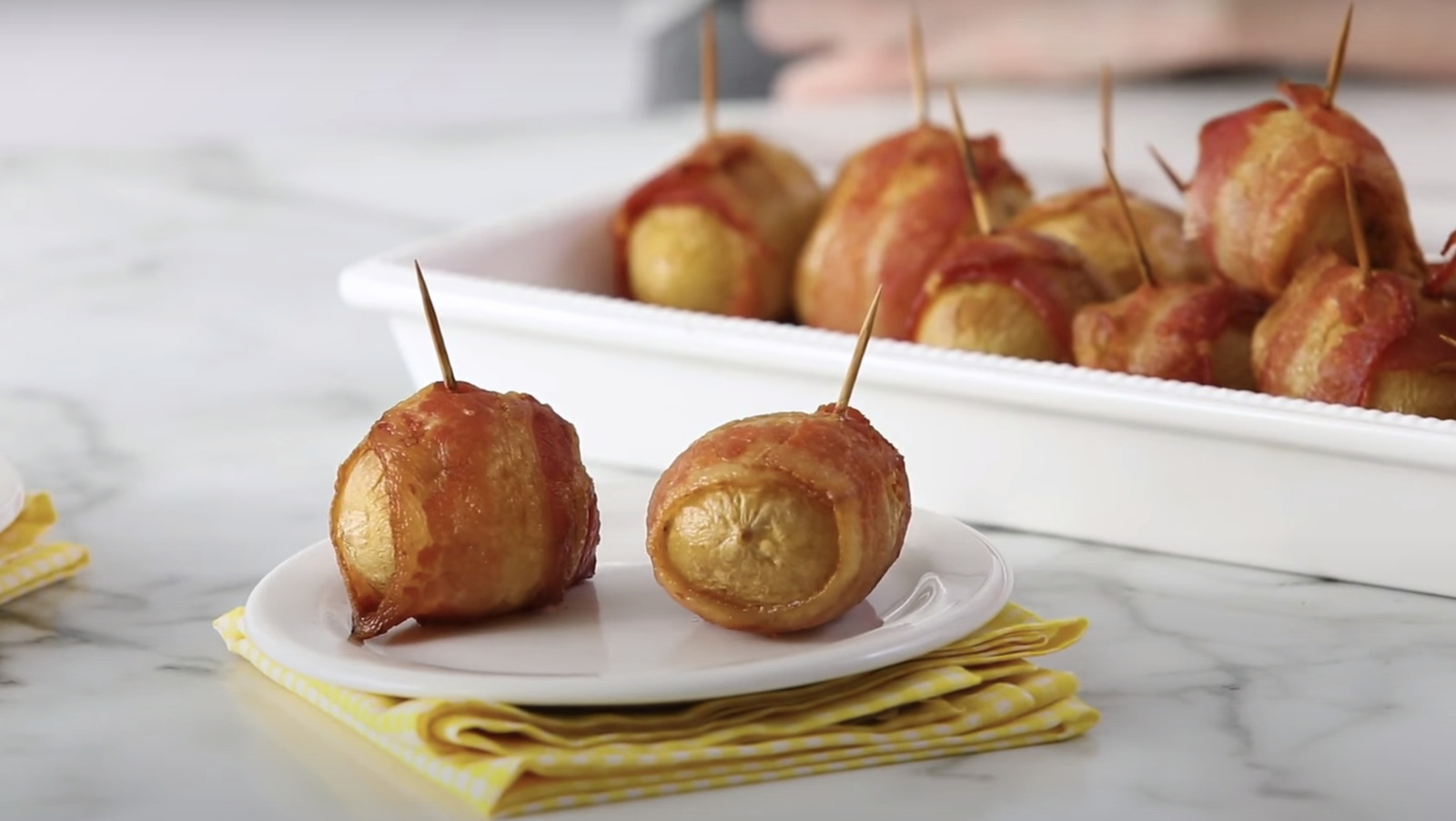 The Reason BaconWrapped Potatoes Make For An Easy Appetizer