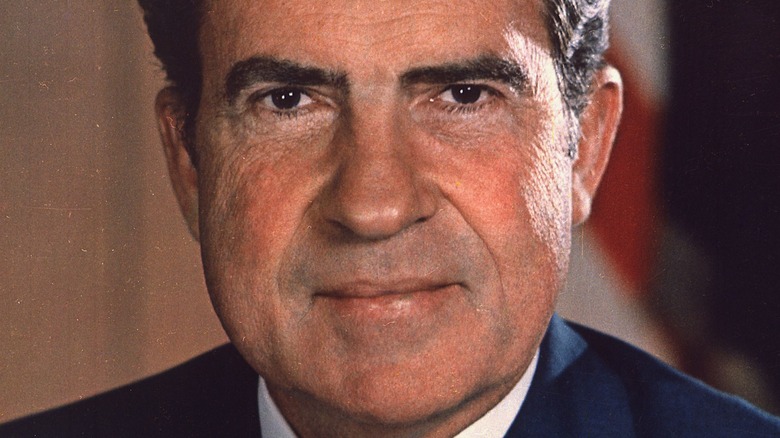 richard nixon presidential portrait