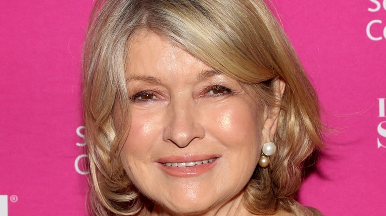 Close up of Martha Stewart smiling