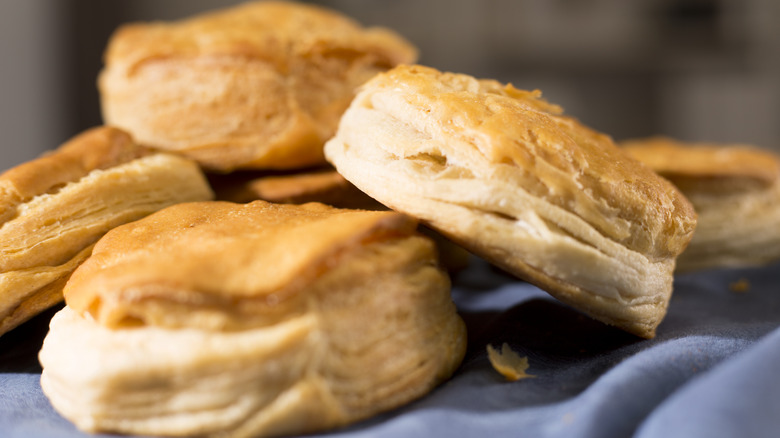 Golden, flaky buttermilk biscuits