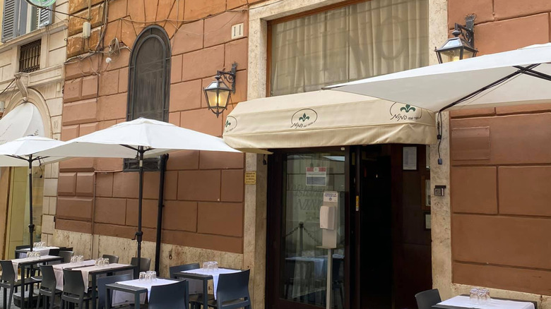 The exterior of Ristorante Nino