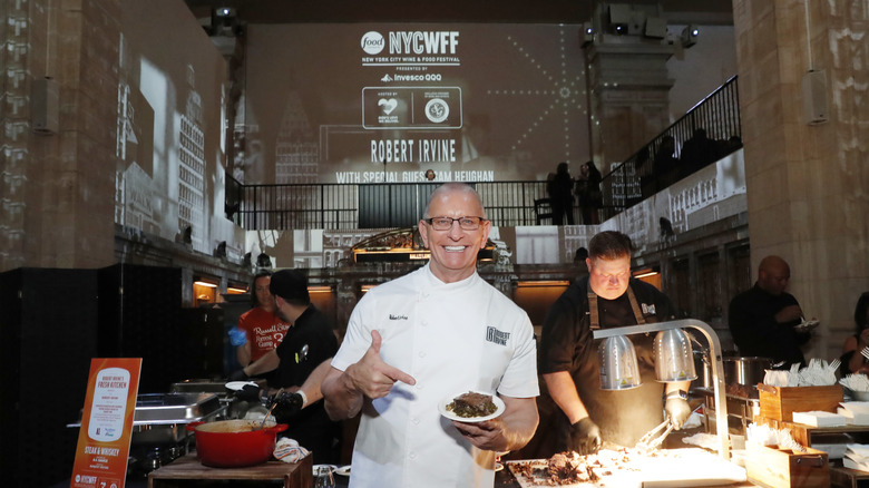Celebrity chef Robert Irvine at an NYCWFF event