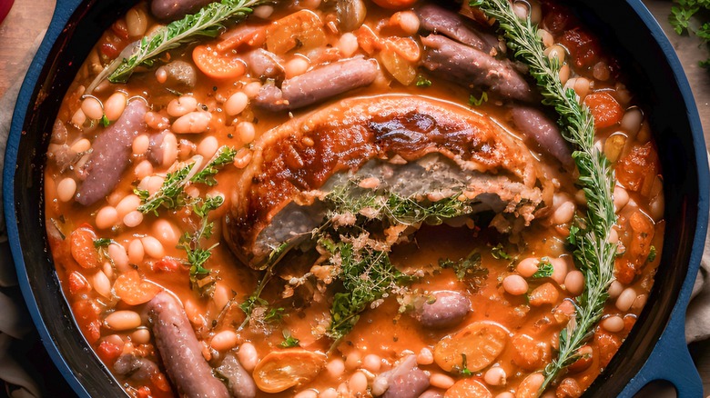 traditional French cassoulet