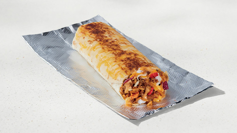 a Grilled Cheese Burrito from Taco Bell