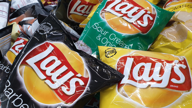 bags of Frito-Lay's potato chips
