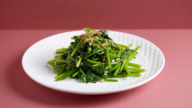 stir fried spinach