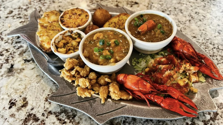 Crawfish at Mike Anderson's restaurant