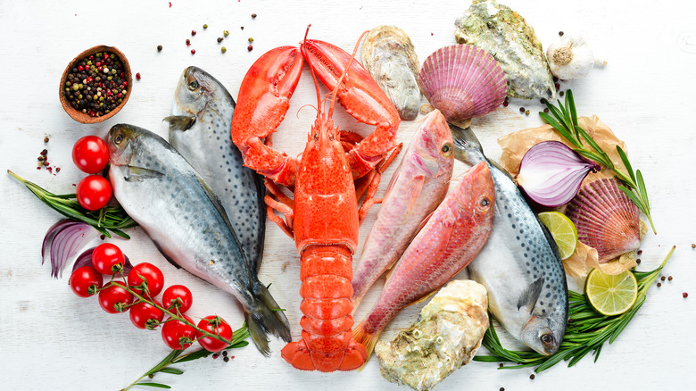 Various seafood