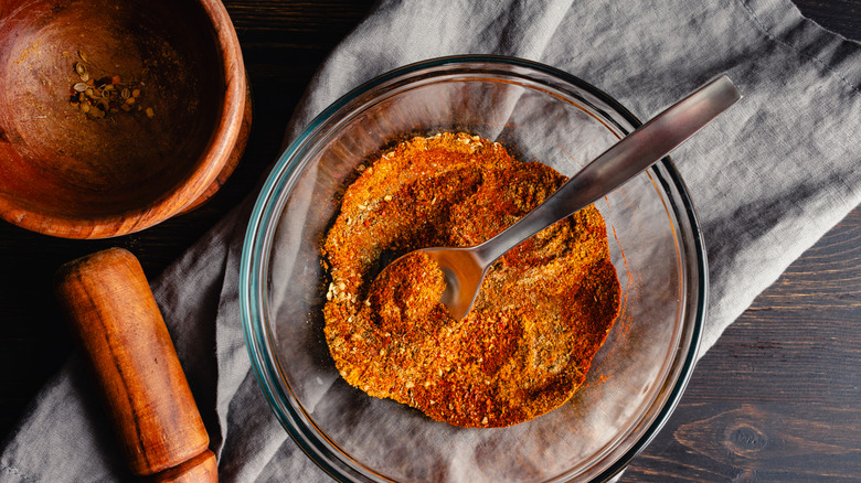 bowl of berbere spice