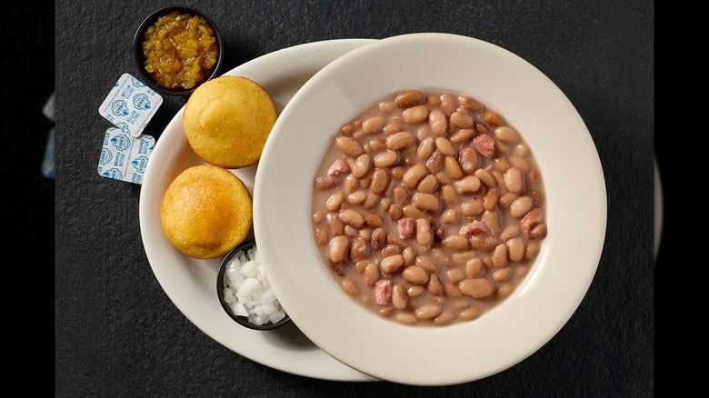 bowl of Cracker Barrel pinto beans