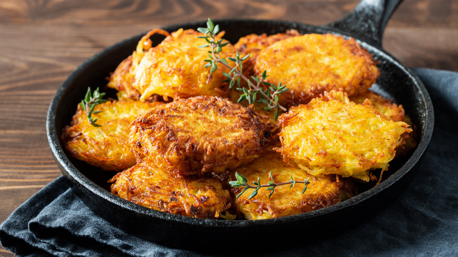 The Simple Difference Between Hash Browns And Potato Pancakes