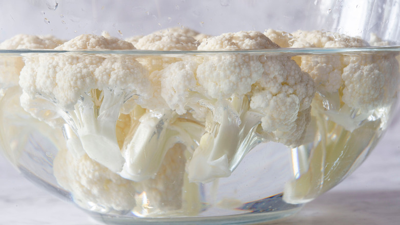 soaking cauliflower